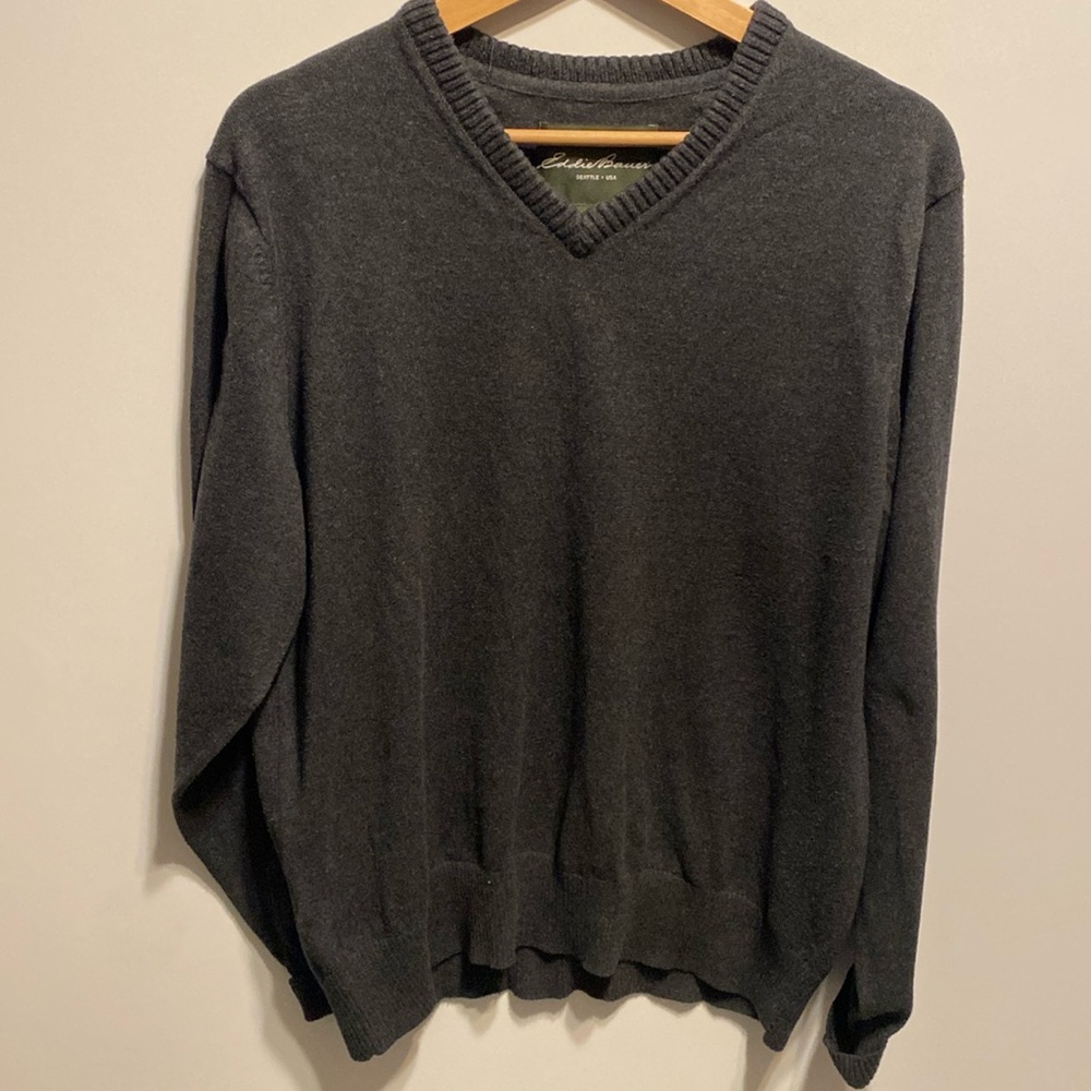Comfy Eddie Bauer V-Neck Sweater